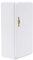 Agatige Réfrigérateur de Maison de poupée, 1:12 Miniature Frigo Dollhouse Décoration Accessoires Mini Dollhouse Furniture - Décoration Cadeau Jouet Argent(#1)