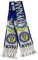 Dynamo Kiew Schal | Das Original Fußball Fan Schal, Weiß mit gelbem und blauem Rand, Large