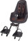 BOBIKE 8012000017 - Fahrradkindervorder- und Rücksitz ONE ECO Mini für Fahrräder mit 26” bis 29” Rädern geeignet für Kindermit Verankerung im Steuerrohrin Farbe Schwarz