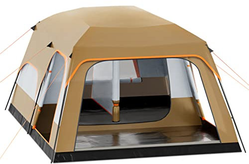 MoNiBloom A40-TT-003-CF Tienda de campaña, Unisex, café, 5-8 Person