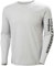 Helly-Hansen Mens Classic Logo Longsleeve T-Shirt - 930 Light Grey Melange, 2X-Large