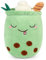 Mineup 35cm Bubble Tea Plush Pillow, Stuffed Milk Tea Cup Plushie, Hugging Cushion, Gift for Kids Girls Boys (Green)