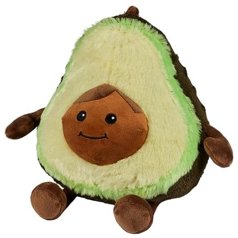 Warmies Junior Plush Avocado Microwavable Weighted Teddy with French Lavender Scent, Hot or Cold for Cool Relaxation and Warm Relief