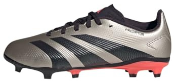 adidas Unisex League Kids FG Fußballschuh Platinum Metallic/Aurora Black/Turbo 28 1/2