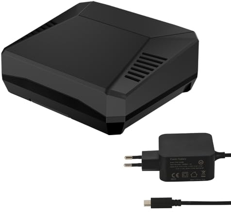 Raspberry Pi 5/8 Go système prêt à l'emploi/Argon ONE V3 M.2 NVME PCIE/Bookworm (SSD 2 To)