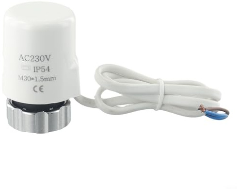 AC230V Elektrisches Thermoventil mit stabiler Leistung für Fußbodenheizung und Heizkörper (normalerweise offen)