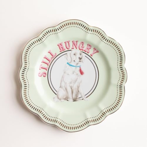 YVONNE ELLEN Labrador Flower Plate (23cm)