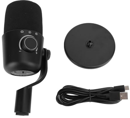 Tomotato Gaming Microphone for PC With a Type c Interface Plug & Play for Streaming, Podcast, YouTube, Discord, Game and Home Office