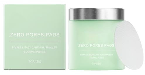 Zero Porenpads 2.0, Toner-Pads Koreanische Hautpflege, doppelte Textentoner-Pads zum Peeling und Minimierung von Poren, Gesichtstücher, verabschieden sich von Öl und Mitesser, 70 Pads (2 jars)