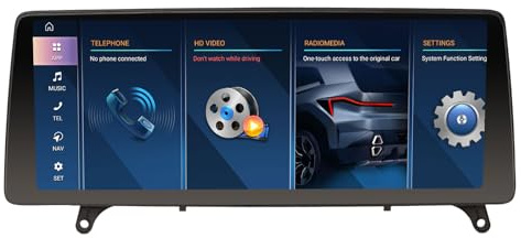 Erisin Qualcomm 8-Kern 8GB+128GB 12.3 Zoll Android 14 Autoradio Bluetooth für BMW X5 E70 X6 E71 (2008-2010) CCC System GPS Navigation CarPlay Android Auto WiFi 4G DAB+ USB DSP TPMS Canbus SWC iDrive