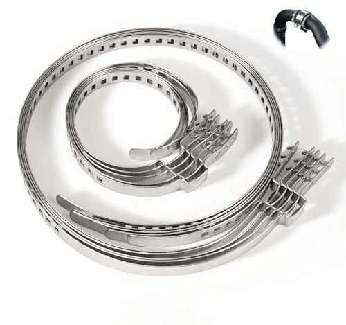 Nevoluxer Collier Soufflet Cardan, Soufflet de Cardan Universel - 10 Pièces (5 Grandes et 5 Petites), Collier Serrage Soufflet pour la Plupart des Véhicules