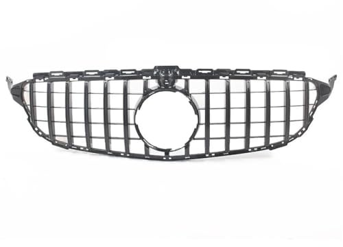 Frontstoßstangengitter Kühlergrills Für Mercedes Für W205 C205 Für C-Klasse Grille Für Amg Für Gt Für Gtr Style 2015–2018 Grill Kühlergrille