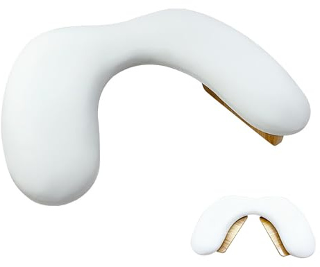 Reposabrazos Manicura,Reposamanos Plegable Para Uñas, Reposamanos De Cuero Pu, Diseño Ergonómico, Mesa Profesional De Manicura, (Blanco)