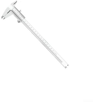 Durashmall Messschieber aus Edelstahl, 0,02 mm, mechanisches Messwerkzeug mit Kunststoffkoffer für Schmuck, Schule und Antikmessung, 150 mm, 200 mm oder 300 mm (200 mm)