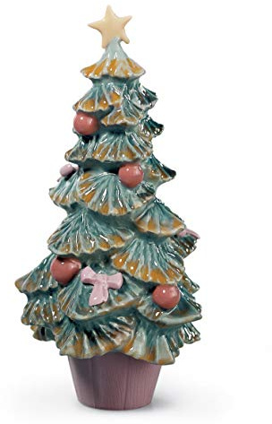 LLADRÓ Figur Weihnachtsbaum. Weihnachtsbaum. Porzellan.