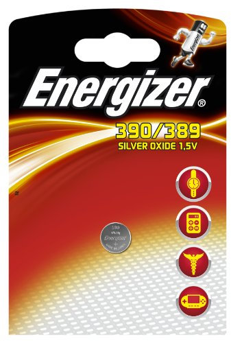 Energizer 635992 Watch Battery Silver Oxide 390/389 / 1.55 V Pack of 3