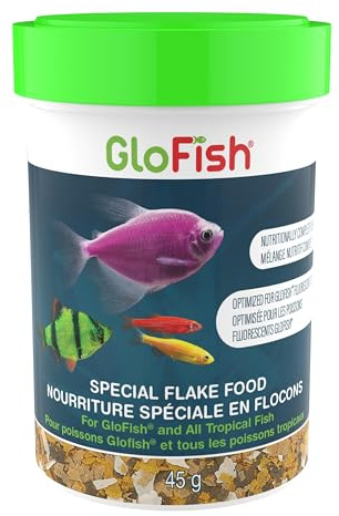 GloFish Special Flake Dry Fish Food for Brightness, 1.59 Oz