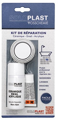 SOLOPLAST 151333 Kit de réparation Email, Blanc