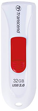 Transcend JetFlash 590 Clé USB 32 Go USB 2.0 Blanc