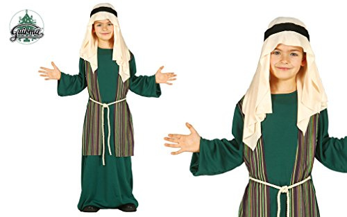 BOYS SHEPHERD COSTUME - GREEN - MEDIUM