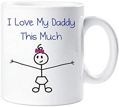 60 Second Makeover Limited I Love My Daddy This Much Girls Mug Fathers Day Daughter Gift Daddy