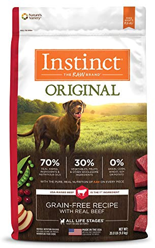 Instinct Original Getreide Free Rezept Natural Trockenfutter für Hunde von der Natur Vielzahl