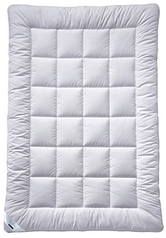 Billerbeck Bettdecke Super Wash – ca. 135 x 200 cm – warme Winterdecke – MAGICfill® 95 – Hohlfaser – mit Wash-Egg