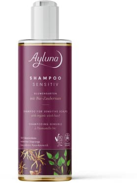 Ayluna Shampoo Sensitiv Blumengarten mit Bio-Zaubernuss