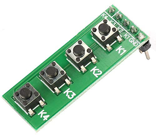 5 Stücke Taste Schlüsselmodul Universal 4 Schlüssel Druckschalter Modul Board Tastatur Board Für Diy Zubehör