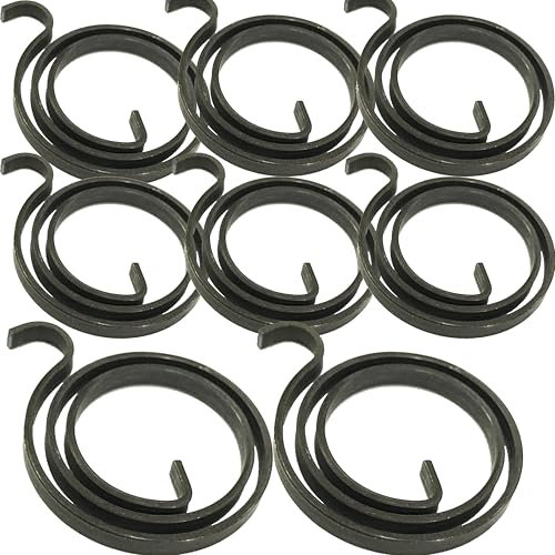 2.5 Turns Door Handle Spring Replacement Parts, 3mm Thick, for Hardware Repair (10 Springs)