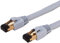 0.5M Grey Cat8 SFTP Ethernet Patch Cable 40Gbps 2000Mhz Copper Internet Wire Compatible With Router, Modem, Smart TV, Laptop, Consoles