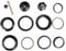 BQSHOP 1-1/8 Heavy Duty Headset Top Cap Bearings, 34mm / 44mm Diameter Threadless Stem Tapered Sealed BMX Bearing Nuts for Mountain MTB Bike (44MM)
