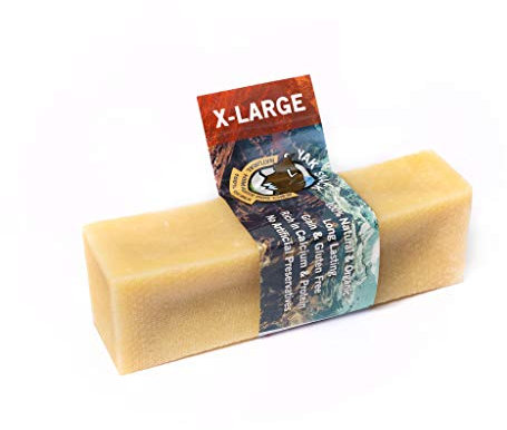 Yak Snack - X Large Natural Dog Treats. Long Lasting Chews For Dogs With No Artificial Preservatives. Yak Milk Chews Low In Fat, High In Protein And Calcium. Grain And Gluten Free (Pack Of 1)