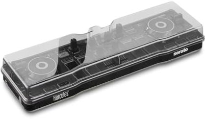 Decksaver LE Cover for Hercules DJ Control Starlight - Super-Durable Polycarbonate Protective lid in Smoked Clear Colour, Made in The UK - The DJs' Choice for Unbeatable Protection