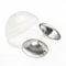 Moogco The Original Silver Nursing Cups – Scudi per capezzoli per allattamento al neonato – Essenziali per neonati – Copricapezzoli per allattamento al seno – Argento 925 (L Coppe per allattamento con