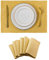 Home Brilliant Yellow Placemats 33x48 CM Set of 6, Fabric Place Mats for Kitchen Decor, Washable Table Mats Set of 6 for Dining/Kitchen, 13x19 Inch, Yellow