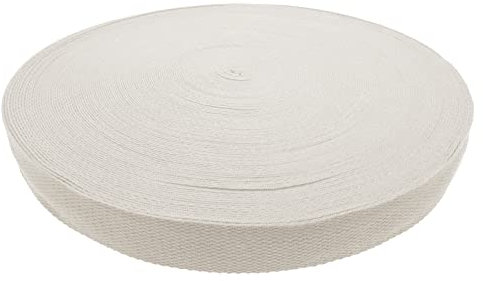 1 Meter Polycotton Gurtband 25mm breit verschiedene Stärken und Farben