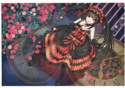 Date A Live Puzzle Anime Tokisaki Kurumi Puzzle 200/300/500 Teile DIY Anime Puzzle Weihnachten Geburtstag Geschenk für Erwachsene Kinder