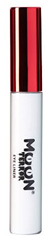 Moon Terror - Halloween Eye Liner - 10ml - SFX Make up for Halloween Vampire Zombie Theatre l Special Effects Make up (Wicked White)