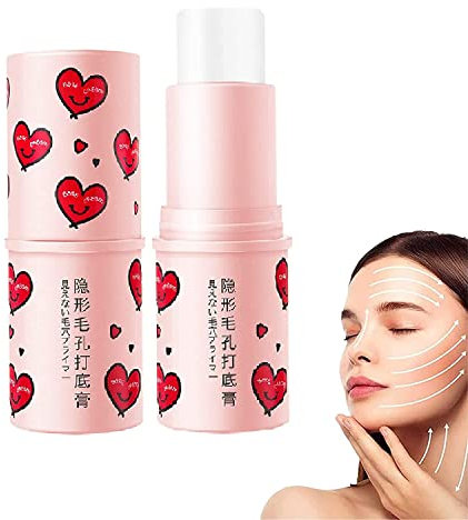2023 New Magical Pore Eraser Waterproof Face Primer Stick, Stick Primer for Face,Invisible Pore Primer Stick,Hydrating Primer Face Shimmer Stick,Primer Stick Face Makeup (1 Pcs)