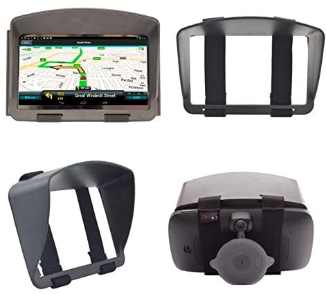 Digicharge GPS Sonnenblende Sonnenschutz für 8'' Navi Garmin Drivesmart 86, Camper 895, Camper 890, Dezl LGV-820, Dezl LGV810, LGV800 8in GPS Blendschutz