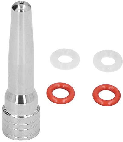 Pilipane Ersatz Dampfdüse für DeLonghi EC680, Edelstahl Dampfstabdüse für EC685, Kaffeemaschinen-Düse 304 Edelstahl, mit Silikonring, Fester Sitz, leicht zu reinigen, für ECP3420