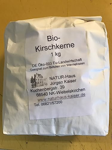1kg Bio Kirschkerne lose von Naturhaus-Kaiser für Wärmekissen Kirschkernkissen Kissen Kältekissen Füllung Körnerkissen Kerne Füllmaterial Kirschkernsäckchen Fußmassage Ergotherapie Physiotherapie