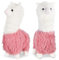 Peluche Alpaca Bambola Rosa, 25cm Lama Peluche Giocattolo, Alpaca Pupazzo Decorazioni Regalo per Bambini Adulti e Fans