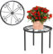 Niffgaff Pianta Rack Garden Rack, 20cm Antiruggine Flower Pot Rack, Flower Rack per Piante per Interni ed Esterni Courtyard Rooms, Giardini.
