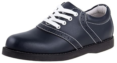 Womens Saddle Shoe Classic Style Oxfords, Navy (8 Medium, Adult)