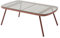 Vente-unique-Table Basse de Jardin en résine tressée - Terracotta - LOUSINI de MYLIA