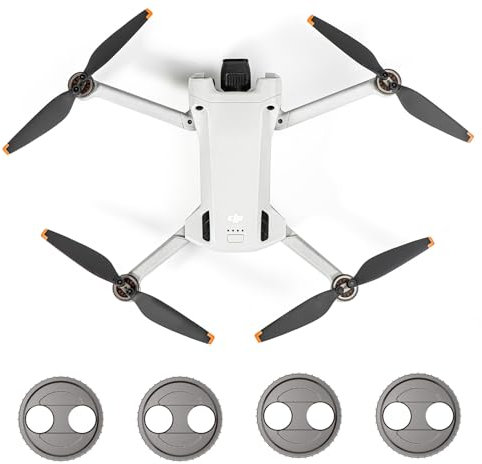 INF 6er-Pack Motorabdeckung Motorschutz für DJI Mini 3 Pro staubdicht wasserdicht, Motorabdeckung aus ABS, Grau