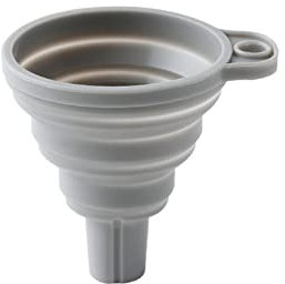 OUSIKA Entonnoir Creative Silicone Pliant Entonnoir Rétractable Ménage Liquide Sous-Mini Entonnoir Blanc Gris Entonnoir Cuisine Gadget Entonnoir