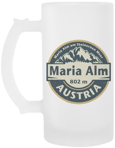 Maria Alm Austria Bierkrug-Griff-Getränkebecher